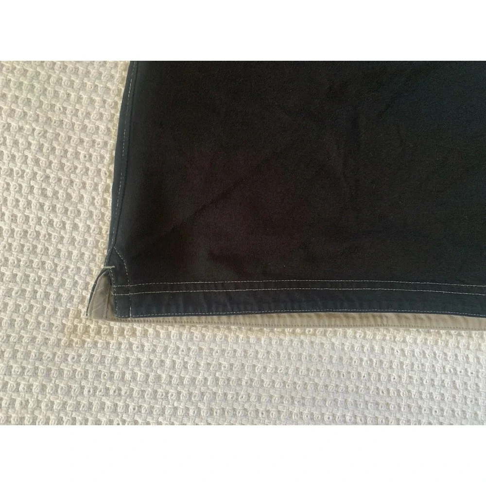 Banana Republic Polo Shirt Men Large‎ Black Fitted Pima Cotton Pocket